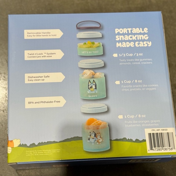 - Bluey Whiskware snack containerss - Picture 2 of 2